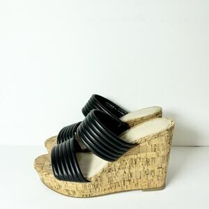 KENNETH COLE CAILYN PLATFORM WOMEN WEDGE HEEL SANDALS SIZE 7 BRAND NEW WITH BOX